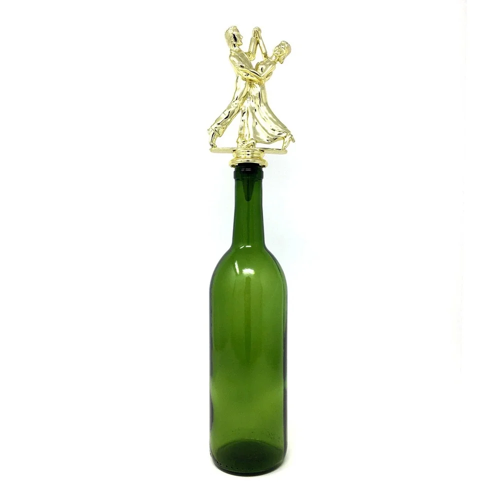 Handmade Bottle Stopper made from Repurposed Ballroom Dance Trophy